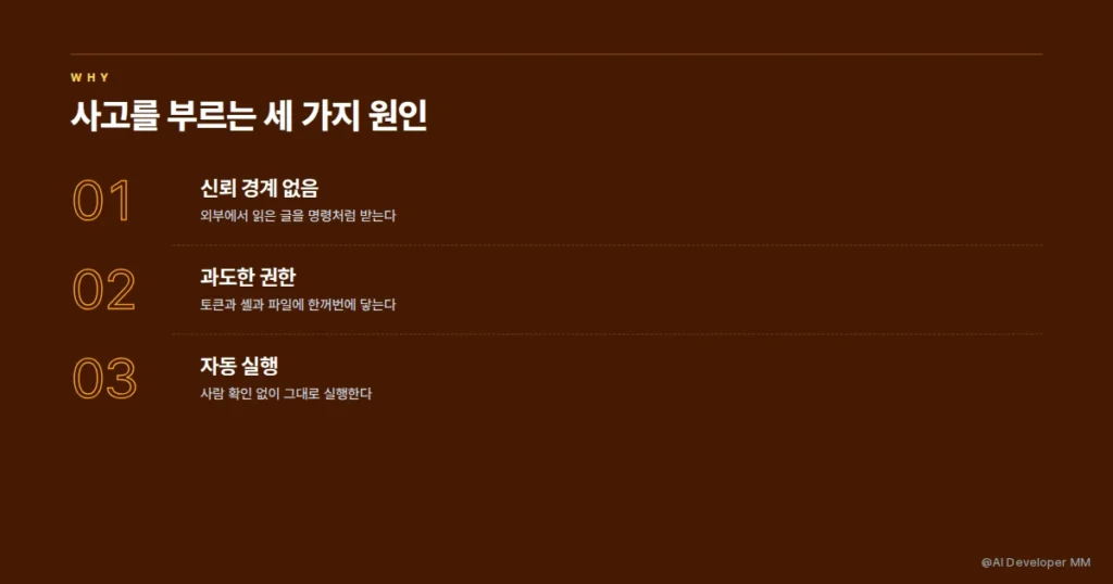 신뢰 경계와 권한과 자동 실행, 사고를 부르는 세 가지 공통 원인 정리