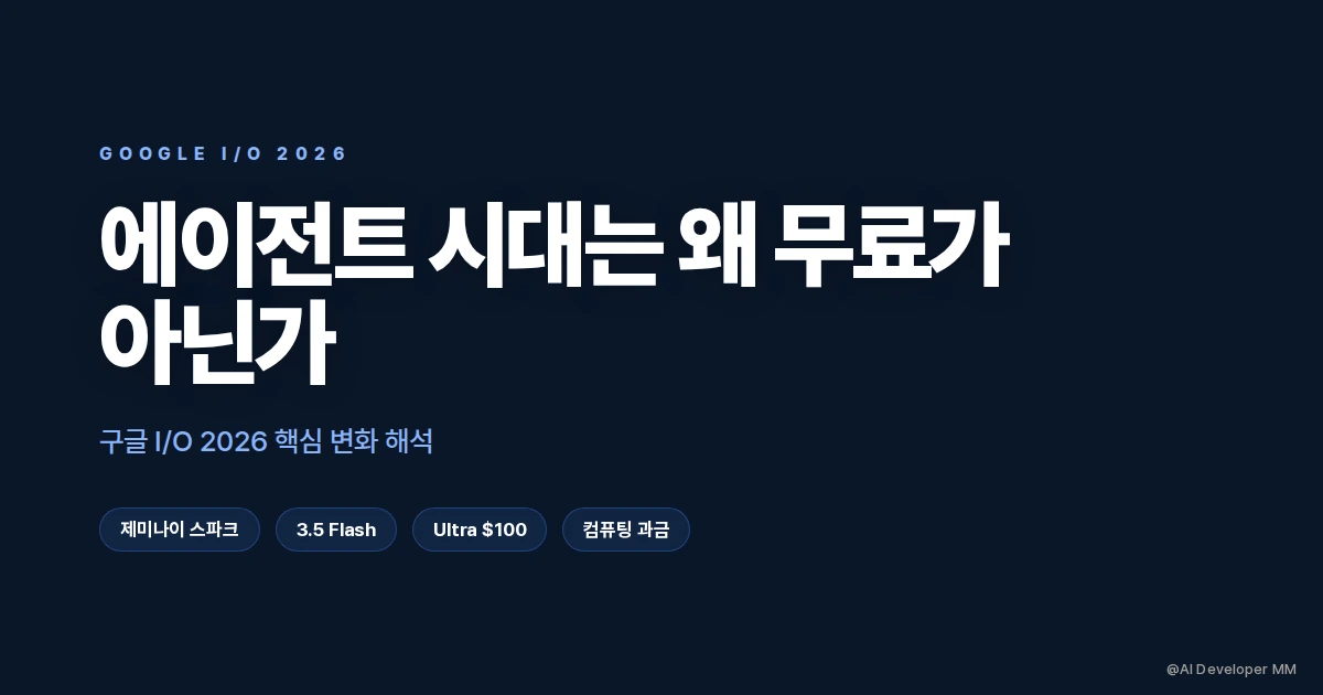 구글 I/O 2026 에이전트 시대 핵심 변화 정리