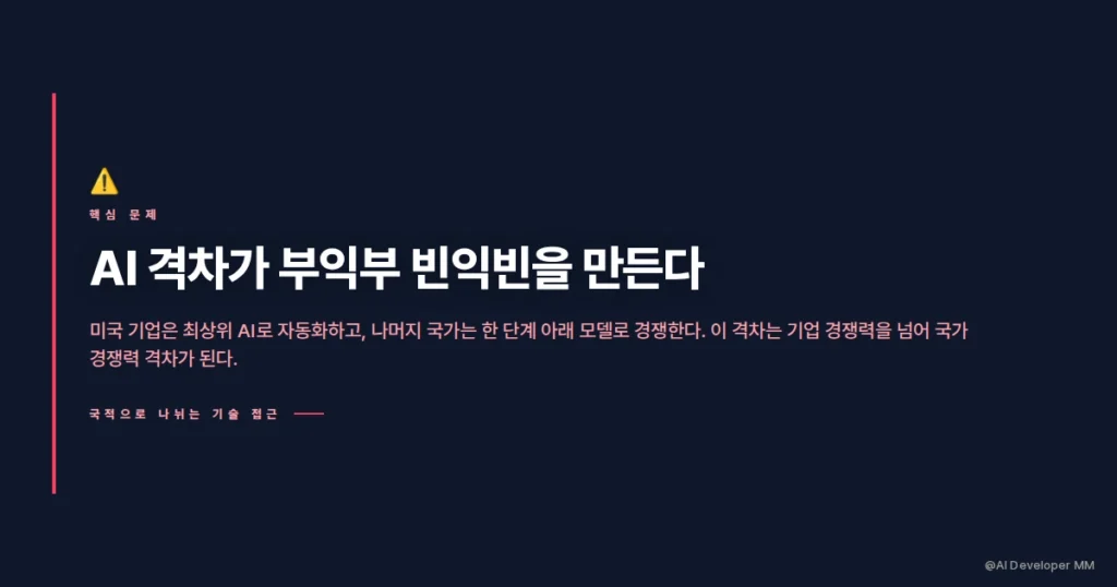 AI 수출 통제가 만드는 격차