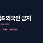 페이블5 외국인 금지, 출시 3일 만에 벌어진 미국의 횡포