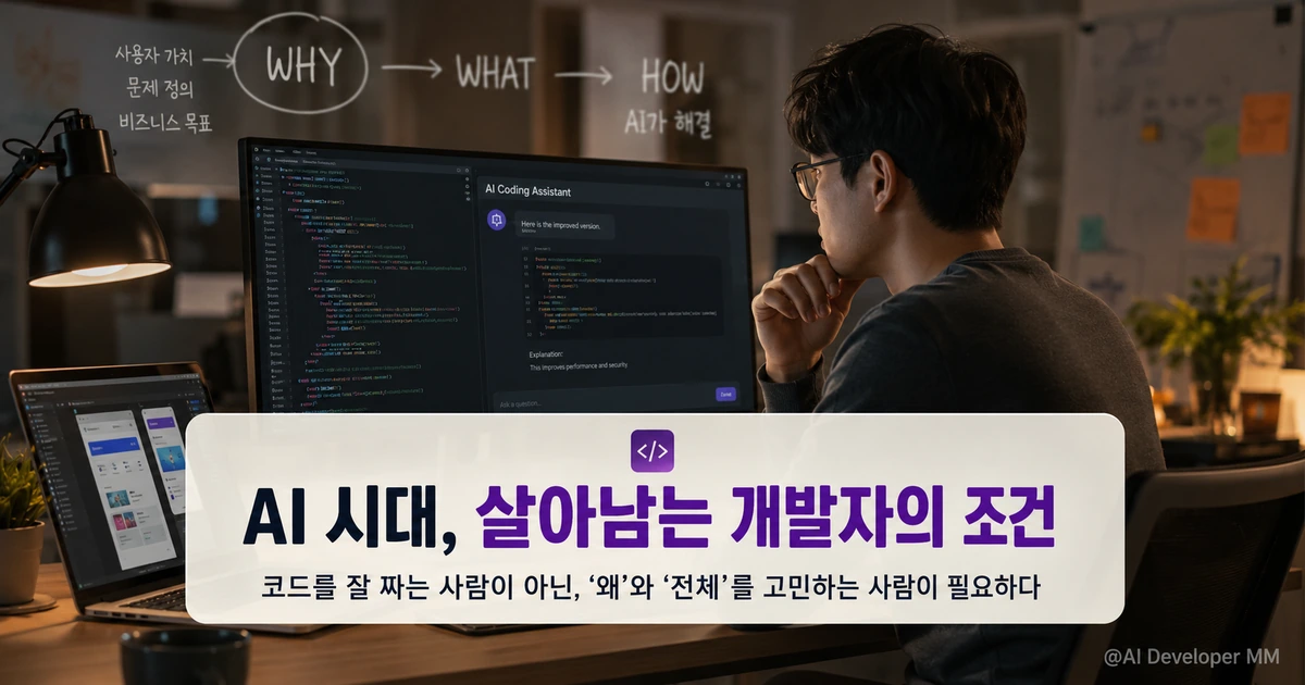 AI 개발자 대체를 고민하는 개발자 사진