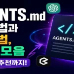 AGENTS.md 사용법과 작성법을 정리한 썸네일 이미지